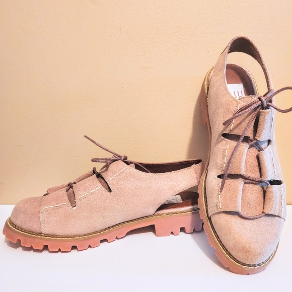 Esprit Shoes - Espirit Tan Suede Leather Sandals Size 8